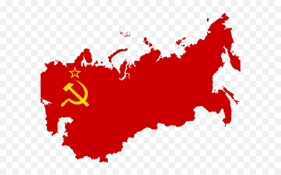 The Soviet Union Clipart Soldier - Soviet Union Flag Map Emoji,Ussr Flag Emoji