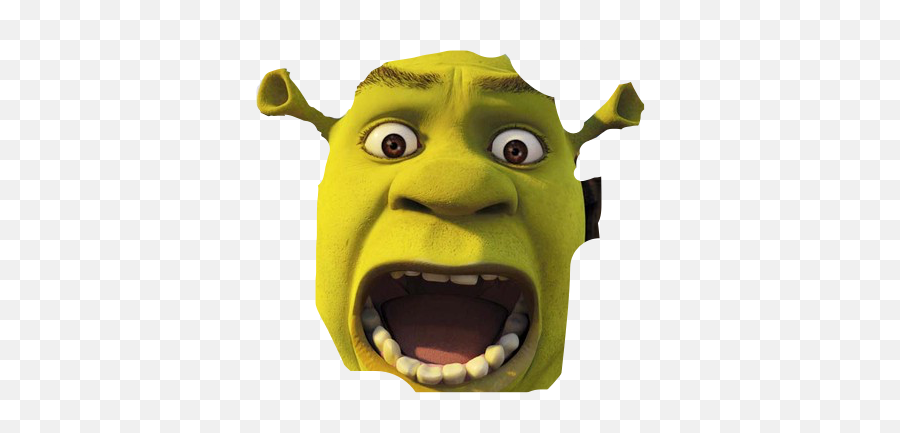 Ogre Hottie Cuteboy Face King People Sticker By Rat - Shrek With Mouth Open Emoji,Ogre Emoji