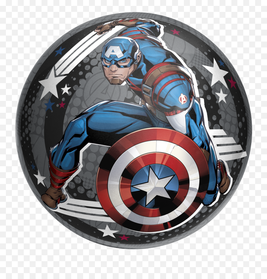 Hedstrom Licensed Playball 6 Inch - Imagens Do Capitão América Emoji,Captain America Emoticon Android