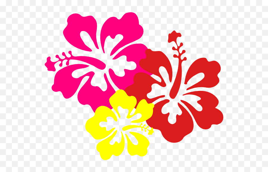 Free Hawaiian Pictures Download Free - Hawaiian Flowers Clipart Png Emoji,Emojis Black And White Hawaiin