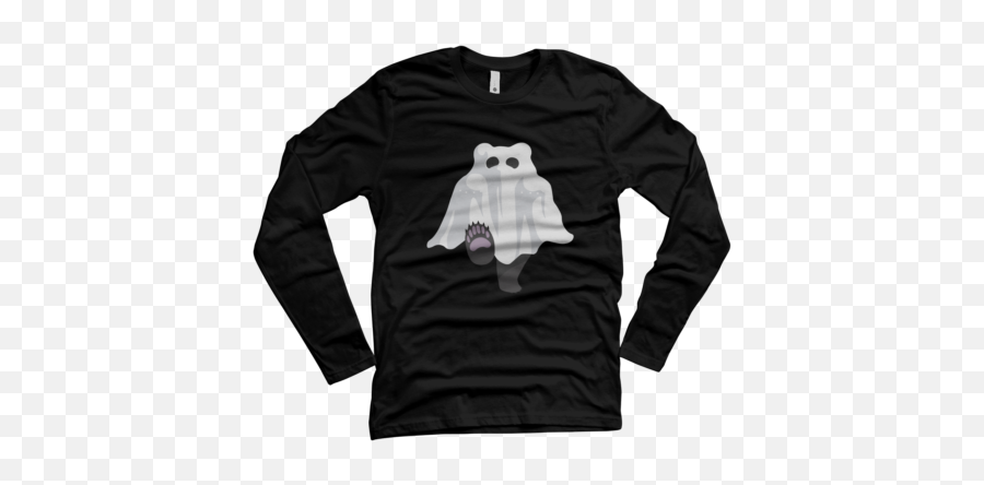 Best Panda Mens Long Sleeve T - Anime Man Long Sleeve Shirt Emoji,Ghost Emoticon Tee