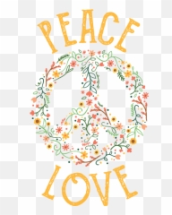 Floral Love Peace Tshirt Design Logo - Dot Emoji,My Canvas Is The Tapestry Of Human Emotion