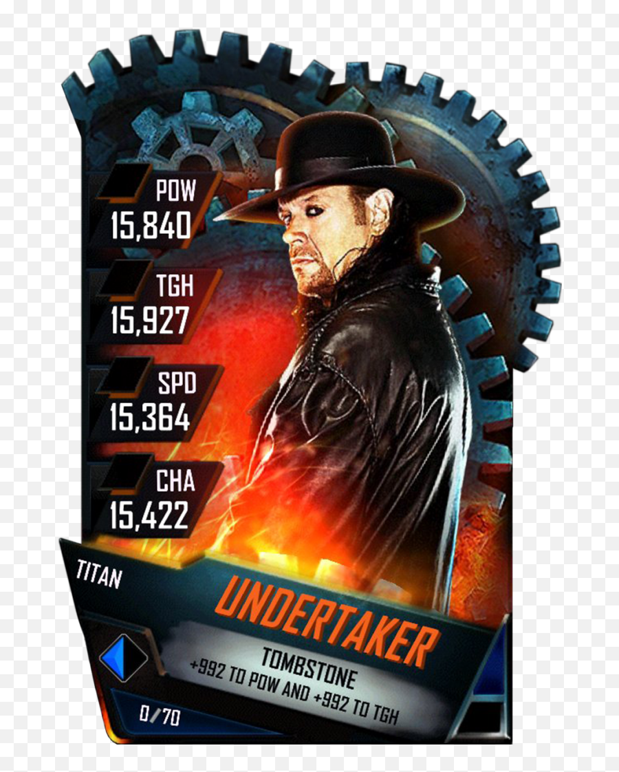 Undertaker S4 18 Titan - Wwe Supercard Brock Lesnar Titan Wwe Supercard Undertaker Png Emoji,Did Emojis Get Taken From The S4