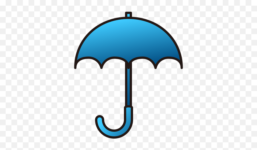 Umbrella - Blue Umbrella Png Clipart Emoji,Umbrella Emoji