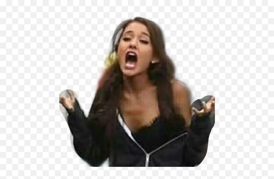 Annoying Orange Whatsapp Stickers - Stickers Cloud Ariana Grande Sticker Whatsapp Emoji,Ariana Grande Emoji