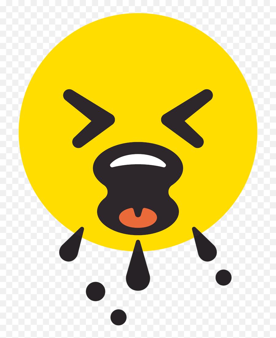 Coughing - Cough Emoji Png,E Emoji
