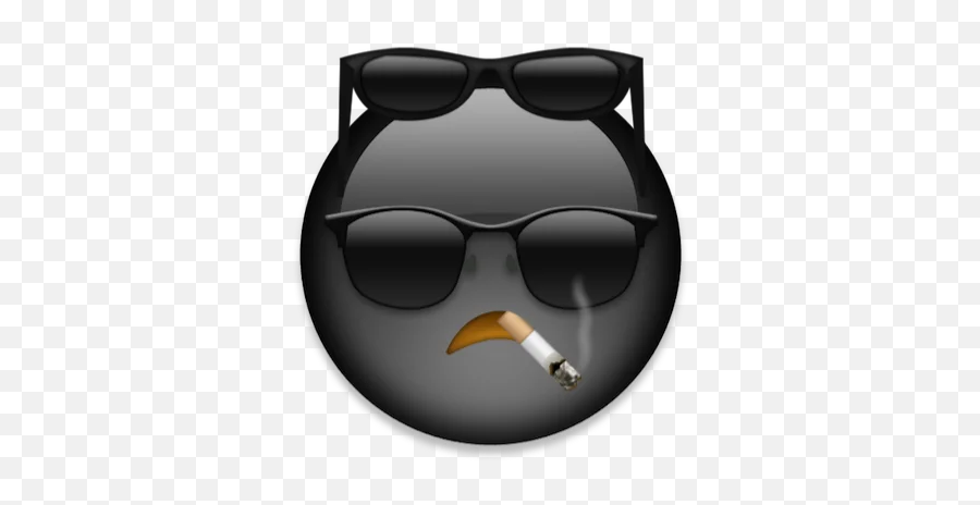 Telegram Sticker 5 From Collection Black Emoji Ios - Cigarette,Cigarette Emoji