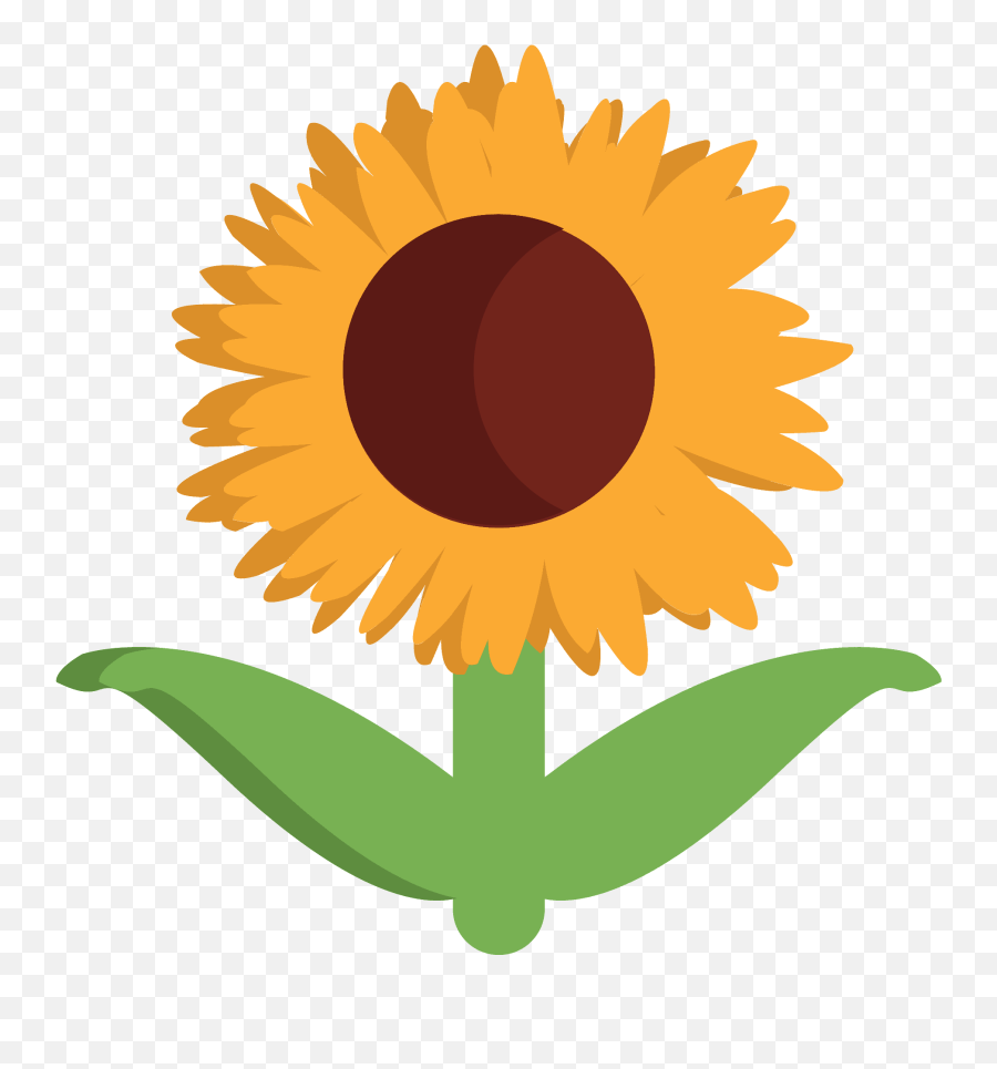 Sunflower Emoji Clipart - Sunflower Emoji Png,Sunflower Emoji