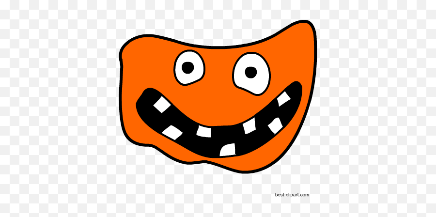 Free Halloween Clip Art - Happy Emoji,Spooky Emoticon