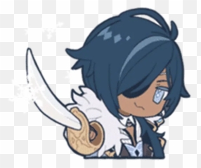 Genshin Line Sticker Pack - Stickers Cloud Genshin Impact Kaeya Stickers Emoji,Idolmaster Emoticons