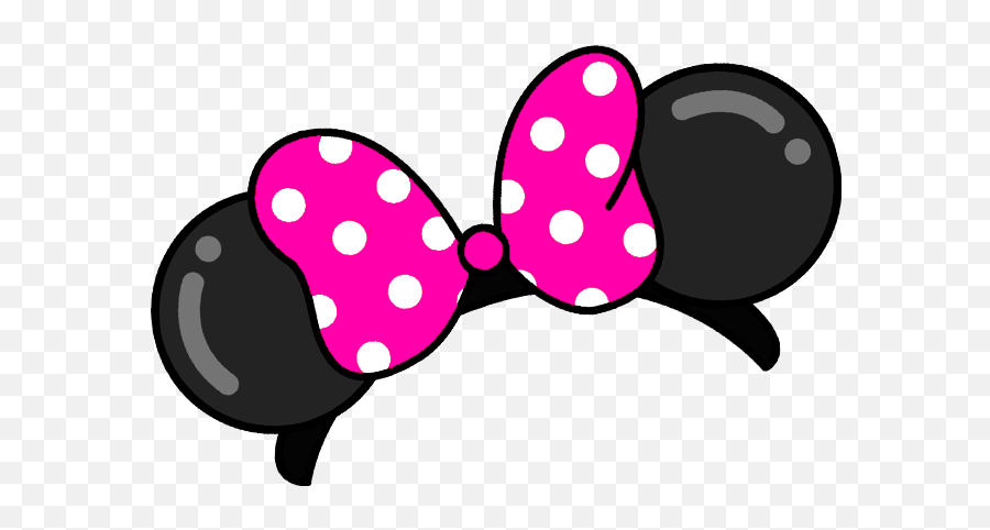 Trending - Svg Minnie Mouse Ears With Bow Emoji,Disney Ears Emoji