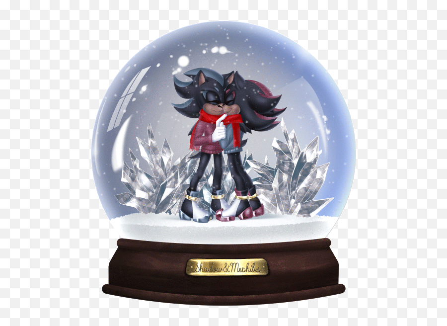 Top Snow Globe Stickers For Android - Sonic The Hedgehog Snow Globe Emoji,Izaya Emoticon