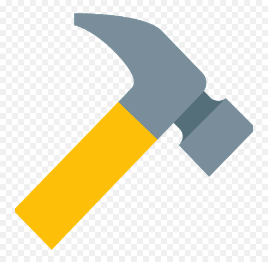 Hammer Transparent Png - Icon Emoji,What Are Some Names Of Gota Emojis