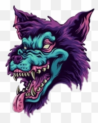 Wolf Werewolf Wolfdog Sticker - Mythical Creature Emoji,Werewolf Emoji