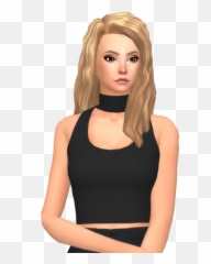 Sims 4 Hair Maxis Match - Clubwear Emoji,Sims 4 Emotion Hat