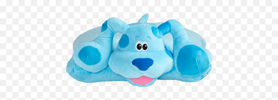 Nickelodeon Blueu0027s Clues - Blue Pillow Pet Emoji,Emoticon Character Plush Doll Pillow