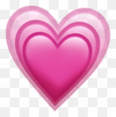 Download Hd Emoji Iphone Corazon Tumblr Sticker Alexa Png - Heart Emoji Iphone Png,Real Iphone Emojis