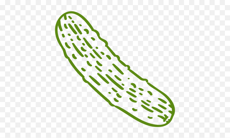 Pickle Ingredient Stroke Transparent Png U0026 Svg Vector Emoji,Discord Emoji Tasty