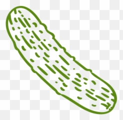 Pickle Ingredient Stroke Transparent Png U0026 Svg Vector Emoji,Discord Emoji Tasty