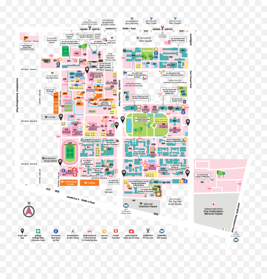 Map U0026 Directions U2013 Chulalongkorn University Emoji,Twitter Emoticons Teeth Shuddle