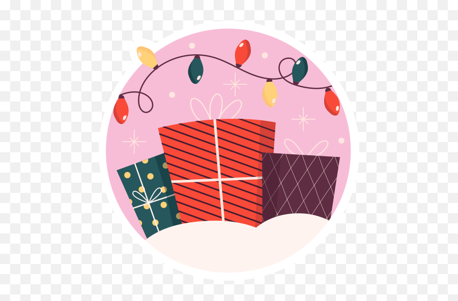 Christmas Presents Stickers - Free Christmas Stickers Emoji,Christmas Tree Emoji Html