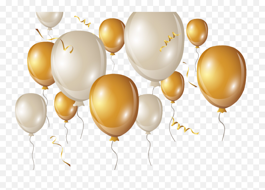 Balloons Party Gold White 262203562014212 By Kelybely Emoji,Emoji Balloons