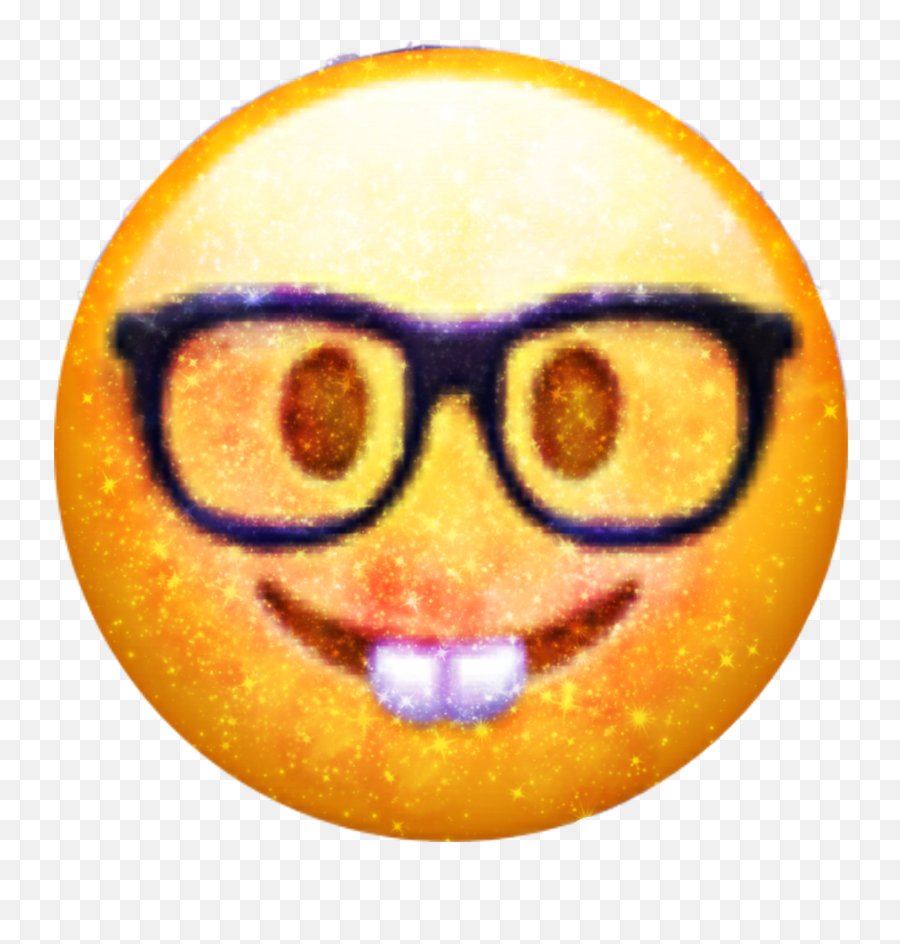 Emoji Nerd Nerdemoji Galaxy Sticker By - Nerd Emoji,Nerd Emoji