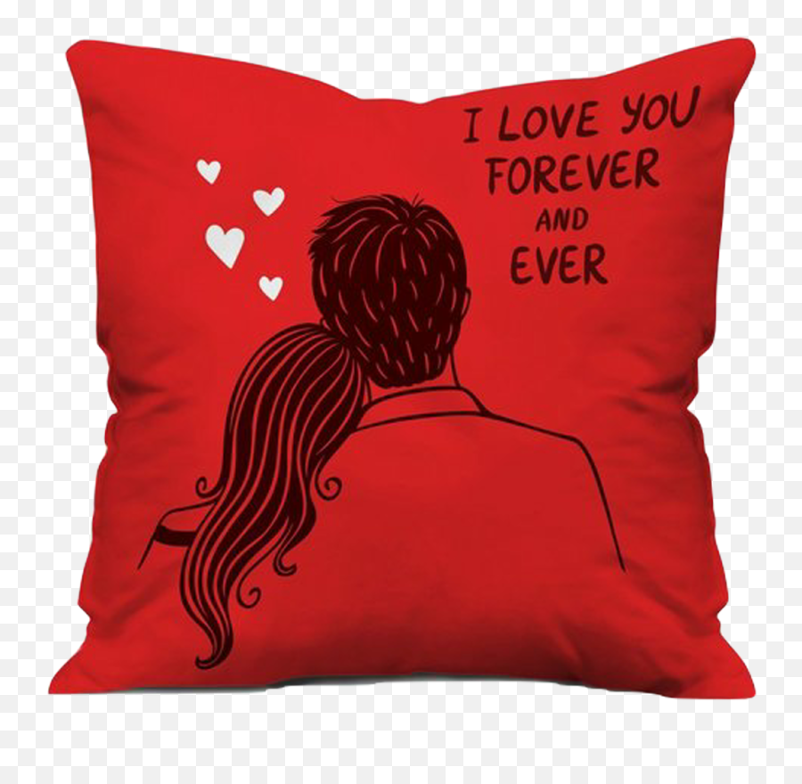 Pillow Heart Valentine Lovers Love Sticker By Aswaaks - Gift Emoji,Blue Heart Emoji Pillow