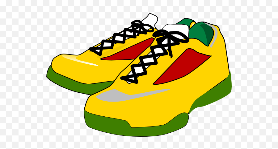 Running Shoes Clip - Sports Shoes Clipart Png Emoji,Emoji Tennis Shoes