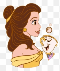 Cartoon Disney Sticker By Nrggiulia83 - Happy Emoji,Belle Emoji