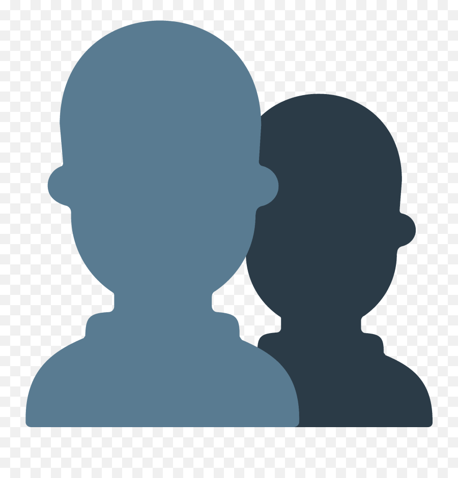 Busts In Silhouette Emoji - Busts In Silhouette,Silhouette Emoji