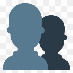 Busts In Silhouette Emoji - Busts In Silhouette,Silhouette Emoji