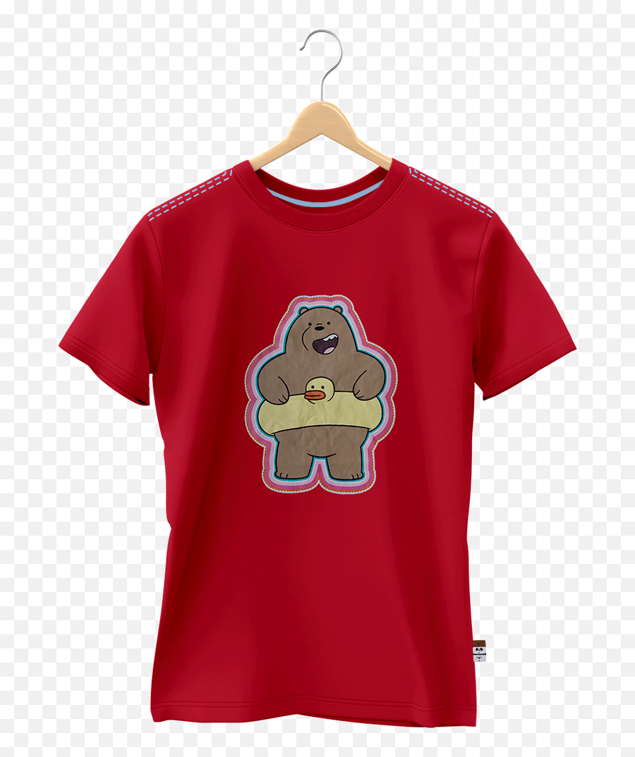 We Bare Bears Ladies Graphic T - Short Sleeve Emoji,We Bare Bears Emoji