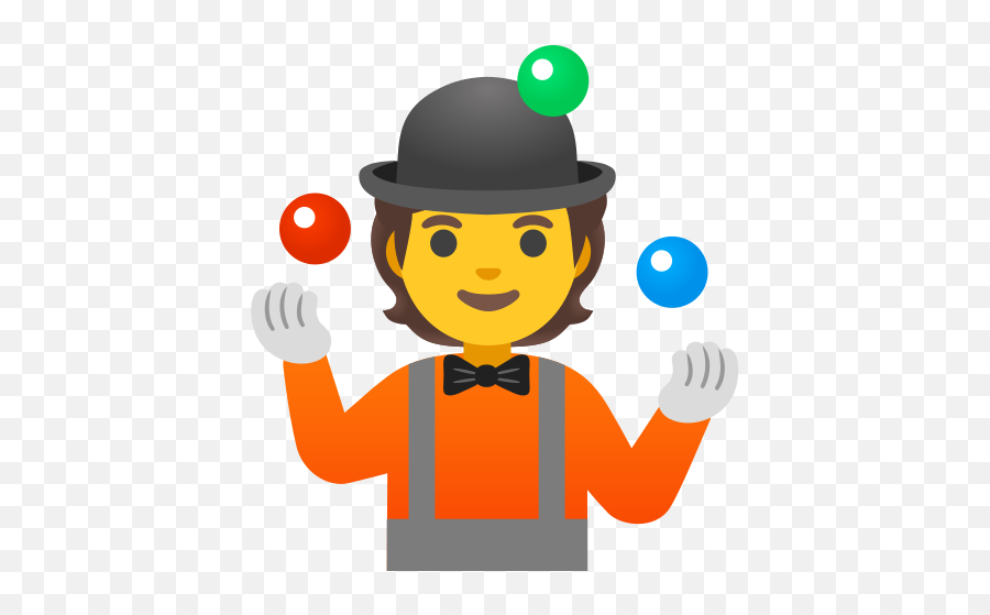 Person Juggling Emoji - Dibujo Niños Haciendo Malabares,Apron Emoji