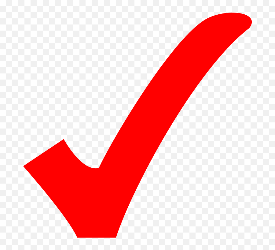 Free Red Checkmark Download Free Clip - Transparent Background Red Red Tick Png Emoji,Check.mark Emoji