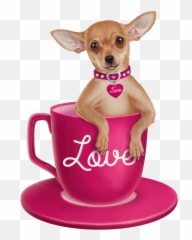 Dog Artwork Puppy Art Chihuahua - Teacup Chihuahua Png Emoji,Chihuahua Emoticons