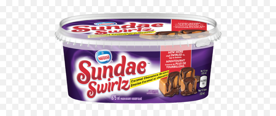 Sundae Swirlz Shocking Strawberry Shortcake Nestlé Canada - Strawberry Sundae Ice Cream Emoji,Emotion Kernel