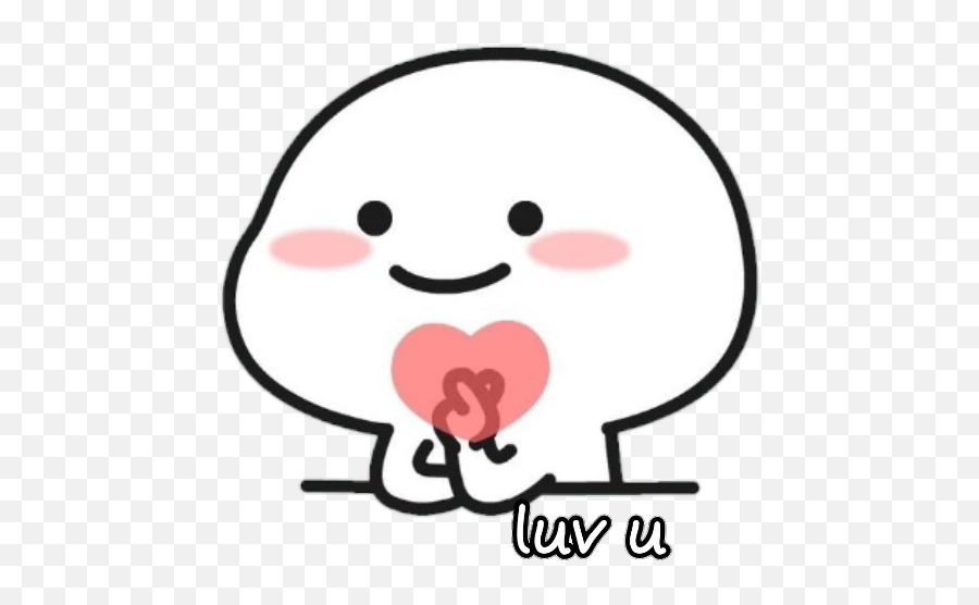 Stiker Pentol Wallpaper Kartun Lucu Wallpaper Emoji Lucu - Stiker Pentol Love Png,Emoticon Kesal