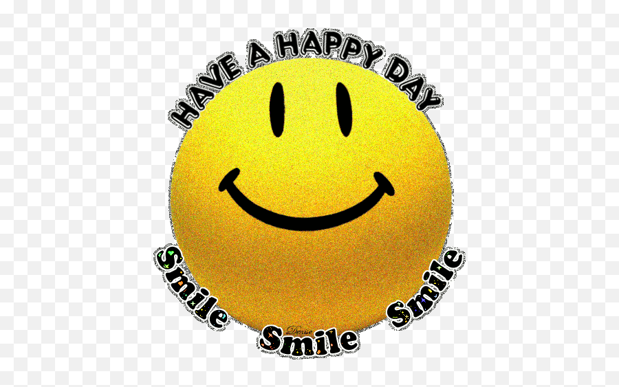 Smile Smile - Have A Good Day Emoji Gif,Have A Great Day Emoji