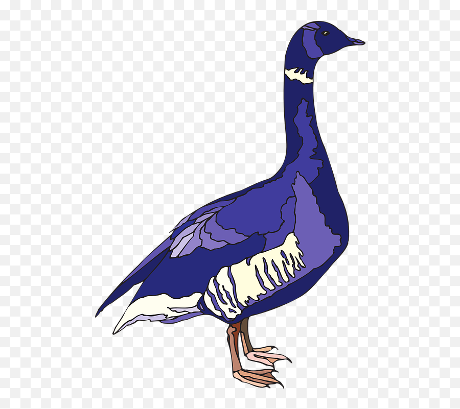 Purple Goose Transparent Cartoon - Purple Goose Emoji,Purple Bird Emoji