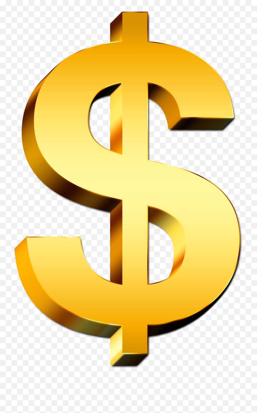 Dollar Sign Png Logo Gold Dollar Sign - Dollar Sign Emoji,Whats Emojis For Dollors