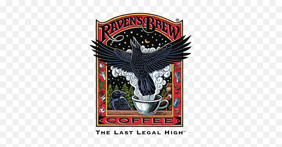 12oz Deadmanu0027s Reach Coffee U2013 Ravenu0027s Brew Coffee - Brew Coffee Emoji,Raven With Emotions