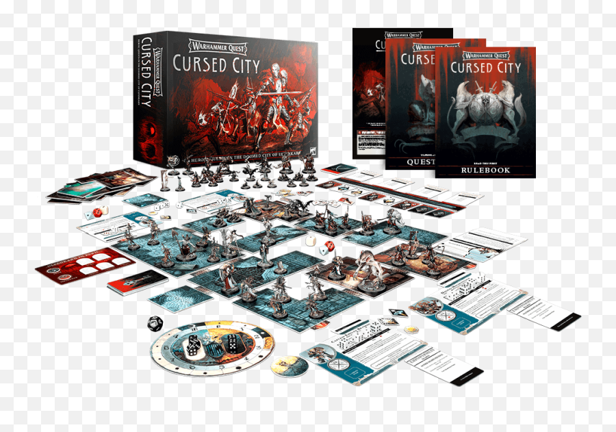 Board Games U0026 Warhammer News Rogue Games - Warhammer Quest Cursed City Contents Emoji,Ork Discord Emoji