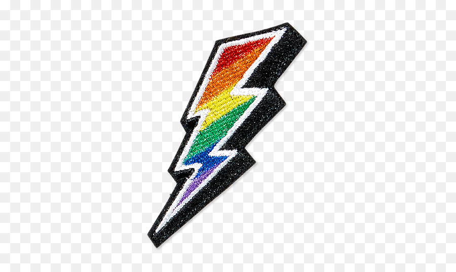 Lightning Bolt - Transparent Rainbow Lightning Bolt Emoji,Emotions Associated With Rainbow
