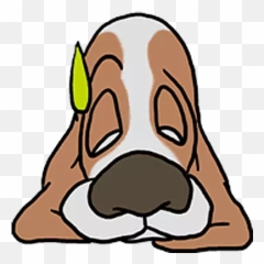 Basset Hound - Soft Emoji,Basset Hound Emoji