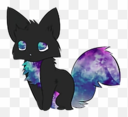 Animal Galaxy Unicorn Emoji - Novocomtop Kawaii Anime Galaxy Cat,Cat Emoticon Galaxy