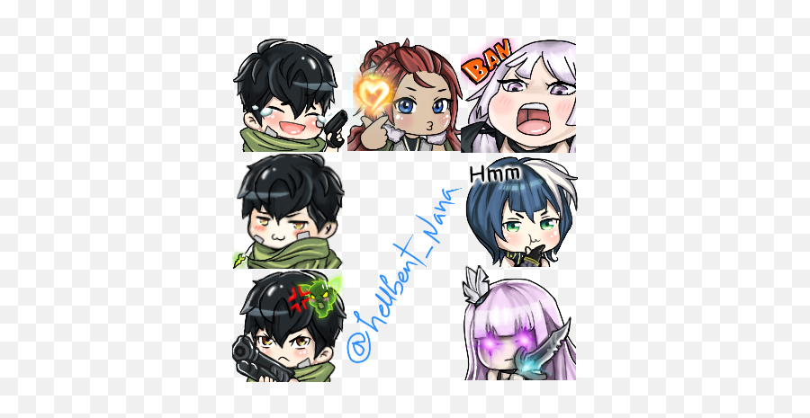 Talented Bestie Who Recently Joined - Fictional Character Emoji,New Game! Anime Emojis