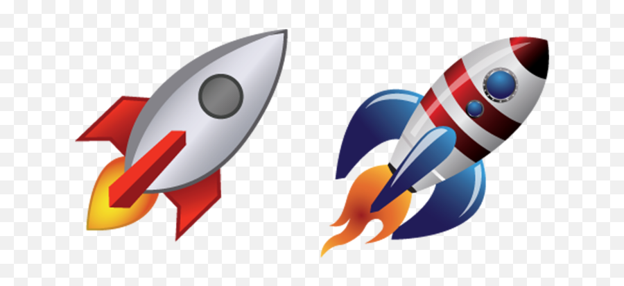 Rocket Ship Emoji - Clipart Rocket Png,Rocket League Emojis