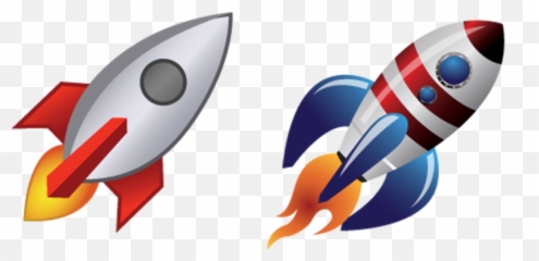 Rocket Ship Emoji - Clipart Rocket Png,Rocket League Emojis