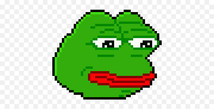 Pepe - Pepe Pixel Art Emoji,Pepe Emoticon Art